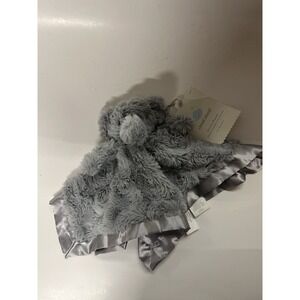 Cloud Island  Gray Elephant Baby Blanket Satin Target Security Lovey New